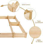 Giantex U-Shaped Raised Garden Bed, Wood Raised Garden Planter Box - Image 5