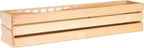 20" Rectangular Rustic Wood Planter - Image 2