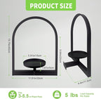 2 Pack Plant Stand Indoor Outdoor Hanging Planters - Image 4