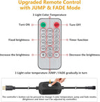 Mlambert 144Ft 3-Color in 1 48Ft Remote LED Dimmable Outdoor String Lights - Image 6