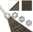 Patio Paradise 21' x 21' x 21' Sun Shade Sail Triangle Canopy Shade Cloth - Image 3