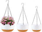 8/10/12 inch Hanging Planters for Indoor Outdoor Plants by KPUVX