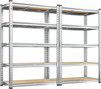 REIBII Garage Shelving, 5 Tier Storage Shelves Load 2400LBS, Adjustable Garage by REIBII