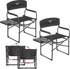 SUNNYFEEL Camping Directors Chair, Heavy Duty, Oversized Portable Folding Chair by SunnyFeelCamping