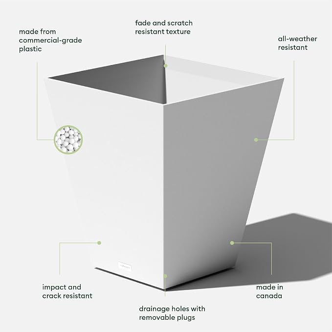 Veradek Pure Series Nobleton Plastic Planter - Image 3