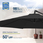 wikiwiki 10ft Patio Umbrella - Image 3