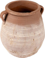 Creative Co-Op Large Orange & Whitewashed Terracotta Urn by CreativeCo-Op