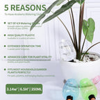 4 Pcs Plant Watering Globes Self Watering Planter Insert Plants Top Fill Water - Image 2