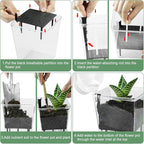 Self Watering Pots Set, 3 Pack 5 Inch - Image 9