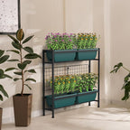 CADUKE Raised Planter Box with Legs, Raised Garden Bed with Drainage Holes & - Image 8