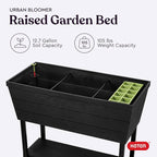Keter Urban Bloomer 12.7‑Gallon Raised Garden Bed – Elevated Outdoor Planter Box - Image 4