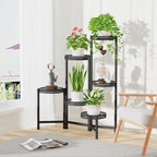 iDavosic.ly Plant Stand Indoor Outdoor, 6 Tier Corner Metal Flower Display - Image 7
