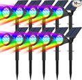 Solar Spot Lights Outdoor Color Changing, 7 Modes/14 LED Outdoor Solar Lights by FratinkSolarLights