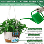 10 Inch Hanging Planters for Indoor Plants, Outdoor Hanging Plant Pot - Image 5