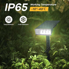 Consciot Solar Spot Lights Outdoor, 4 Pack, 600 Lumens, IP65 Waterproof - Image 5