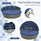 Tangkula Outdoor Round Daybed - Image 5