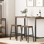 HOOBRO Bar Stools, 23.6 Inch Saddle Stools, Kitchen Counter Seat - Image 10