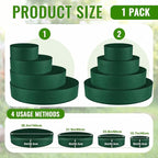4 Pcs Plant Grow Bags 4 Tiered Strawberry Planter Tower Fabric Raised Garden - Image 2