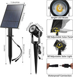 T-SUN Solar Spotlights 2W Outdoor LED Landscape Spot Light, 2-in-1 Waterproof - Image 8