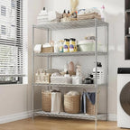 Xcity Storage Shelves, 4 Tier Heavy Duty Metal Shelving Unit - Image 5