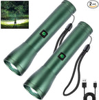 Rechargeable Flashlights 990, 000L High Lumens 2 Packs, 140° Wider Beam Super by Sogidon