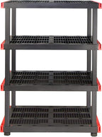 CX Craftsman 4-Tier Highly Durable Storage Rack, 4 Shleves That Support up to - Image 4
