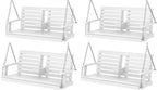 KINGYES Outdoor Hanging Porch Swing Set of 4, Waterproof Swing by KINGYES
