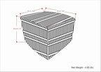 SIMPLIHOME Safford Square Pouf - Image 3