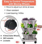 DUNCHATY Stackable Planter, Vertical Garden Planter - Image 5