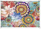 Sun Shade Sail 12'x16' Boho Floral Rectangle Sun Shade Sails Canopy Waterproof - Image 7