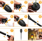 Kurifier 12Pack Flickering Flame Solar Torch Lights - Image 7