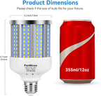 2 Pack 280W Equivalent LED Corn Light Bulb, 4000 Lumen 6500K Cool White - Image 2