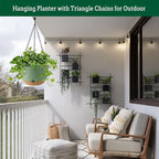 Hanging Planter Self Watering 10 Inch, 2 Pack Indoor Outdoor Hanging Baskets - Image 4