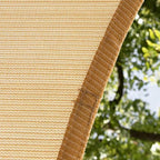 Amgo Custom Size 10' x 10' x 10' Sand Beige Triangle Sun Shade Sail UPF50+ - Image 9