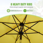 Backyard Expressions 9 ft. Patio Umbrella, Market Table Umbrella w/Tilt and - Image 2
