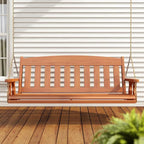 Amish Heavy Duty 800 Lb Mission Treated Porch Swing - Image 3