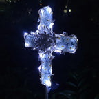 38Inch Solar Cross Garden Lights Outdoor Decorative - Image 8