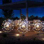 JJGoo Solar Firework Lights, 2 Pack 120 LEDs 2 Lighting Modes Solar Garden - Image 6