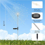 Garden Decor Solar Lights Outdoor, 155LED 8 lighting modes pole light - Image 6