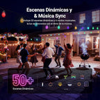 NEEWER 48ft Outdoor String Lights, App Control Smart AI RGBW Hanging Outside - Image 3