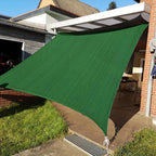 KANAGAWA Sun Shade Sail 10'x13' Dark Green Rectangle UV Block Canopy Awning by KANAGAWA