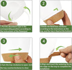 Self Watering Planters with Drainage Holes Reservoir, Nursery Planting Pot - Image 3