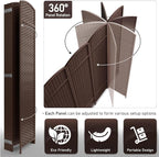 Sorbus 8 Panel Room Divider 6 ft. Tall - Image 7
