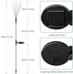 JJGoo Solar Firework Lights, 2 Pack 120 LEDs 2 Lighting Modes Solar Garden - Image 5
