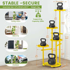 TOSKING 5 Tier Metal Plant Stand Indoor， Plant Shelf, Corner Shelf Flower Pot - Image 4