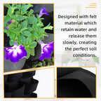 Hanging Planting Grow Bags, 90 Pockets Wall Planter Wall Mounted Grow Bag - Image 3