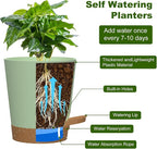 Self Watering Pots, 4 inch Flower Pots - Image 4