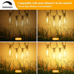 Brightever 50FT Outdoor String Lights Weatherproof, Patio Lights - Image 4