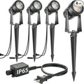 SUNTHIN Outdoor Landscape Lighting, 4 Pack Outdoor Spot Lights by SUNTHIN