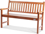 VEVOR Wood Outdoor Bench, 2-Person Garden Bench - Image 9